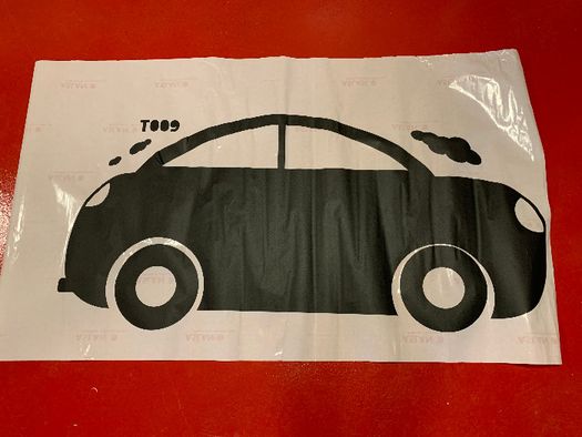 Naklejka tablicowa na ścianę auto, samochód Yoko Design T009