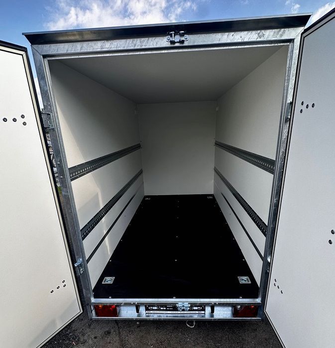 Przyczepa kontener furgon TEMARED BOX 3015/2 C 1,5T mocna zabudowana
