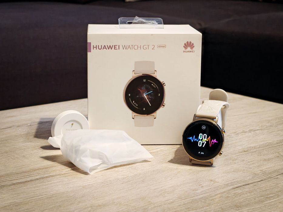 Huawei Watch GT2 smartwatch 42 mm złoty