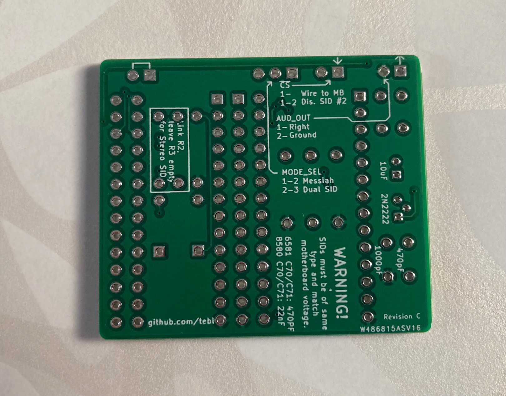 Płytka Stereo SID do Commodore 64