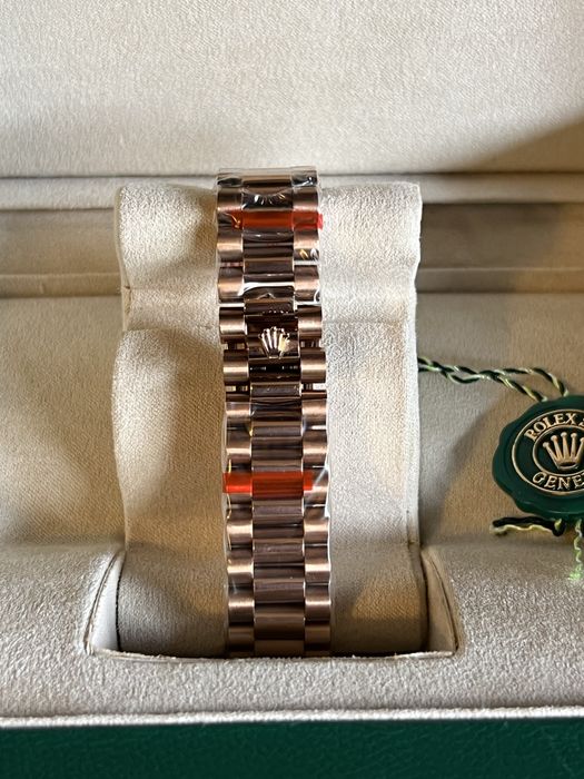 Rolex Day Date Olive Green/Rose Gold