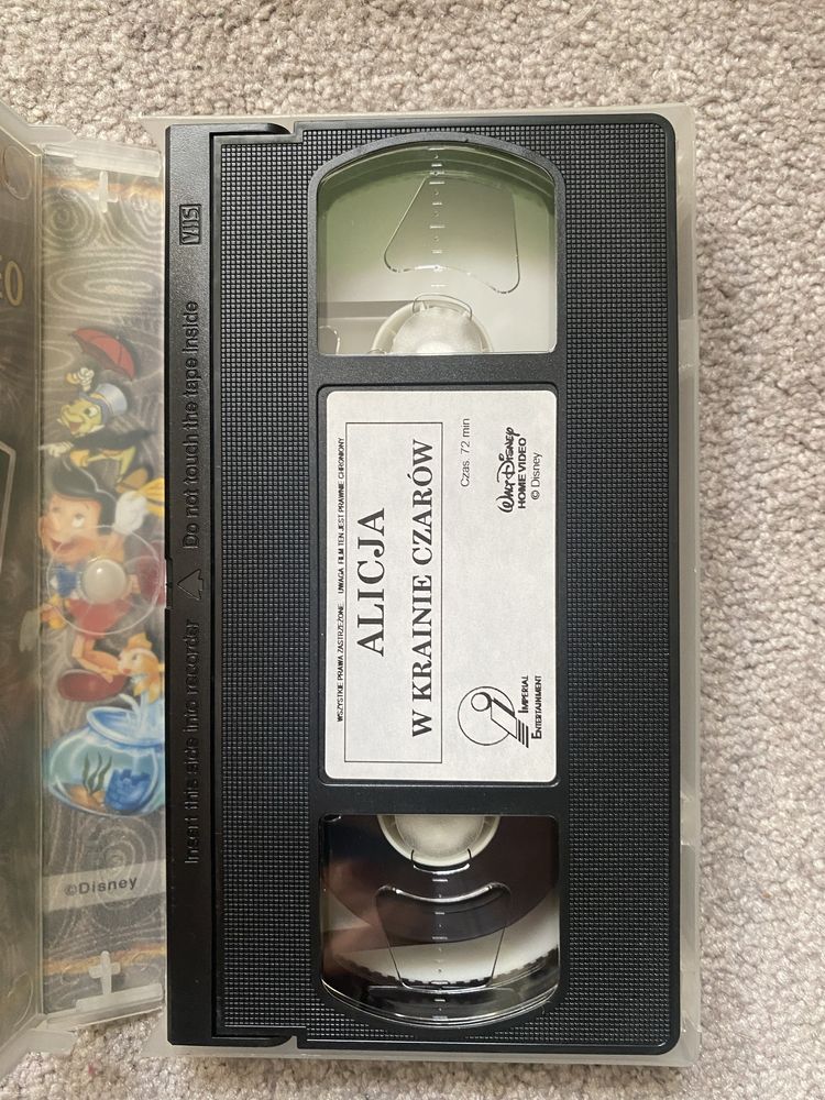 Kaseta VHS Alicja w Krainie Czarów