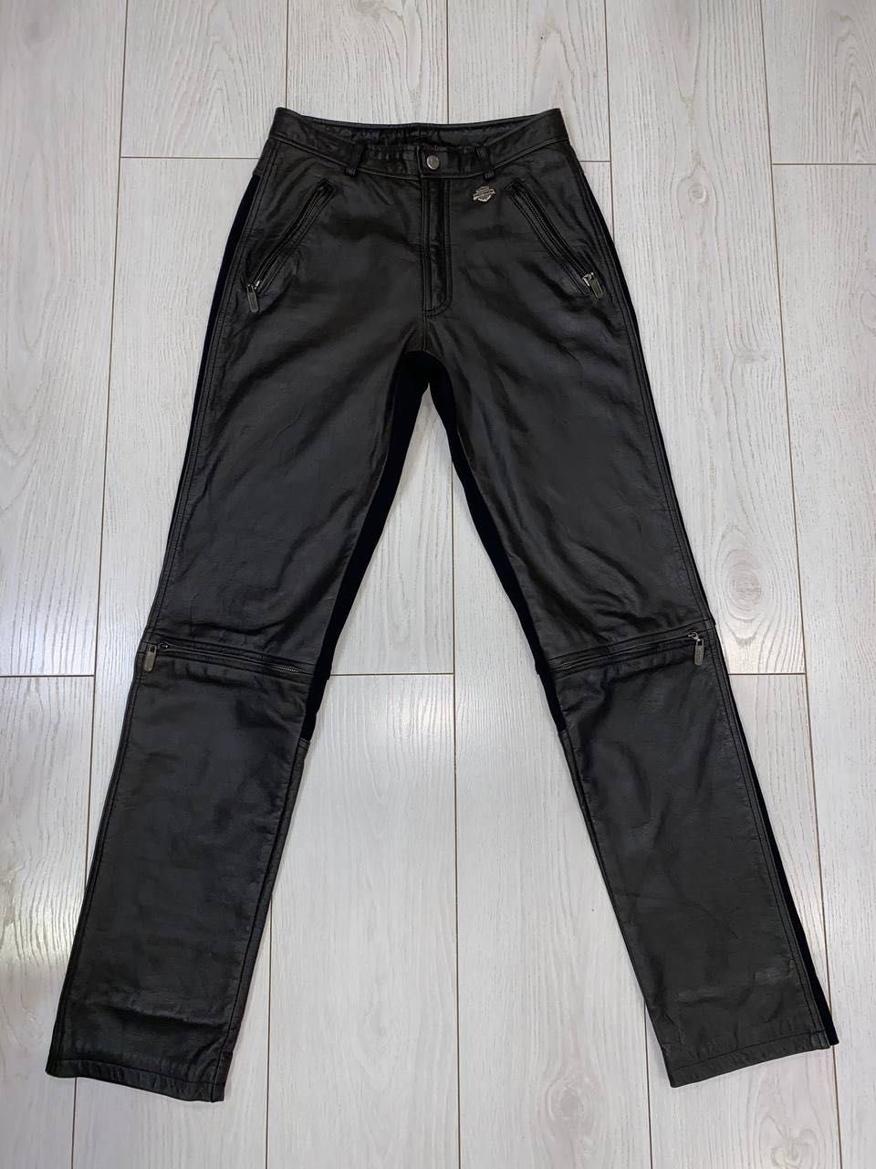 жіночі шкіряні мото штани Harley Davidson 
size 34/6