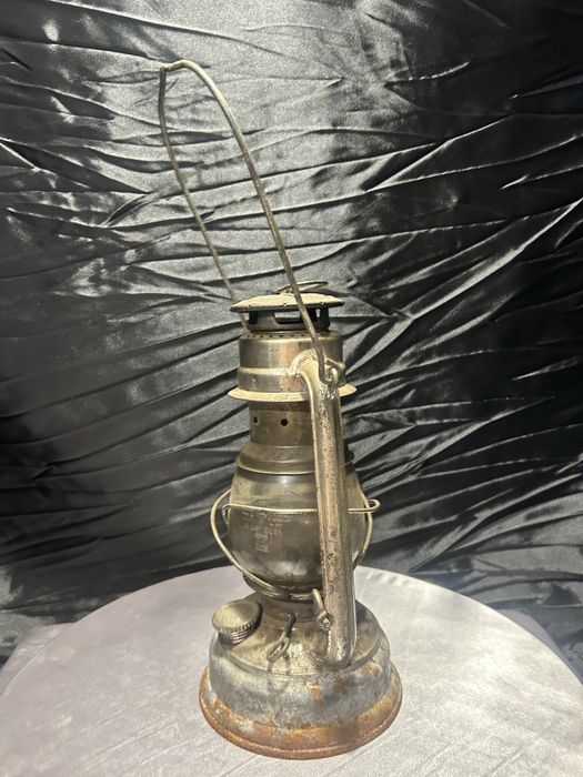 Lampa naftowa Feuerhand – West Germany – szkło Jena Glas