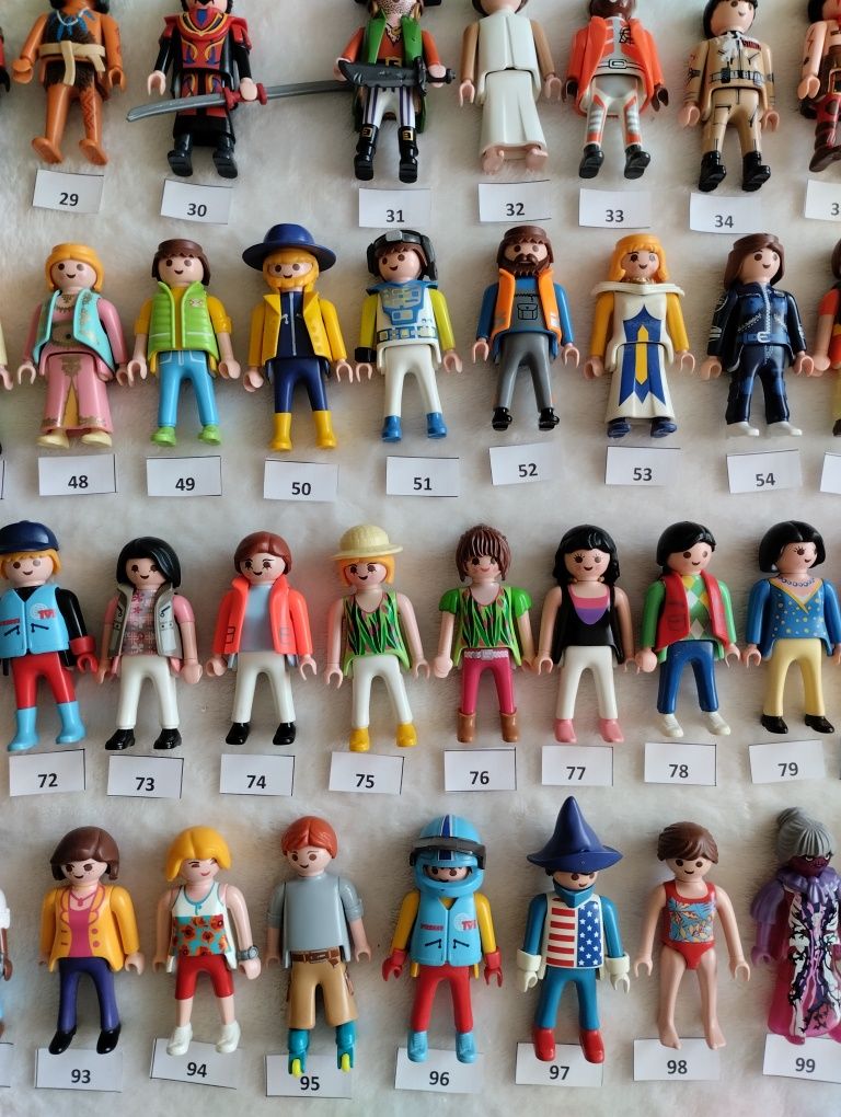 Figurki z Playmobil policja pirat indianin rycerz