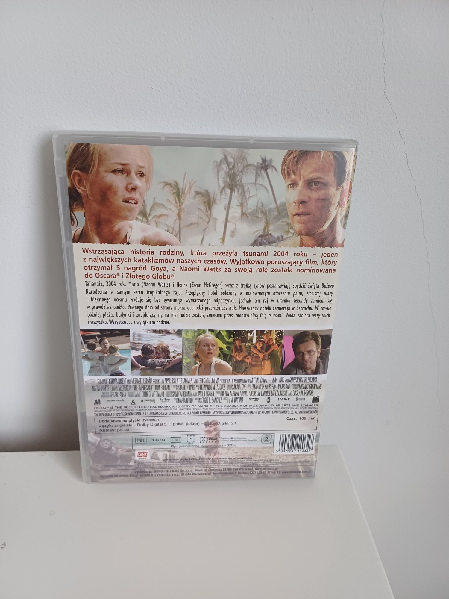 Niemożliwe film dramatyczny płyta DVD