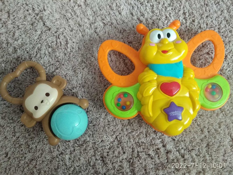 Zabawki sensoryczne Montessori zestaw grzechotki pozytywka