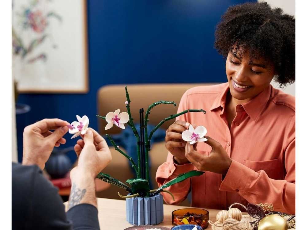 LEGO Botanicals Creator Orchidea Zestaw Duży Kwiaty Doniczka Prezent