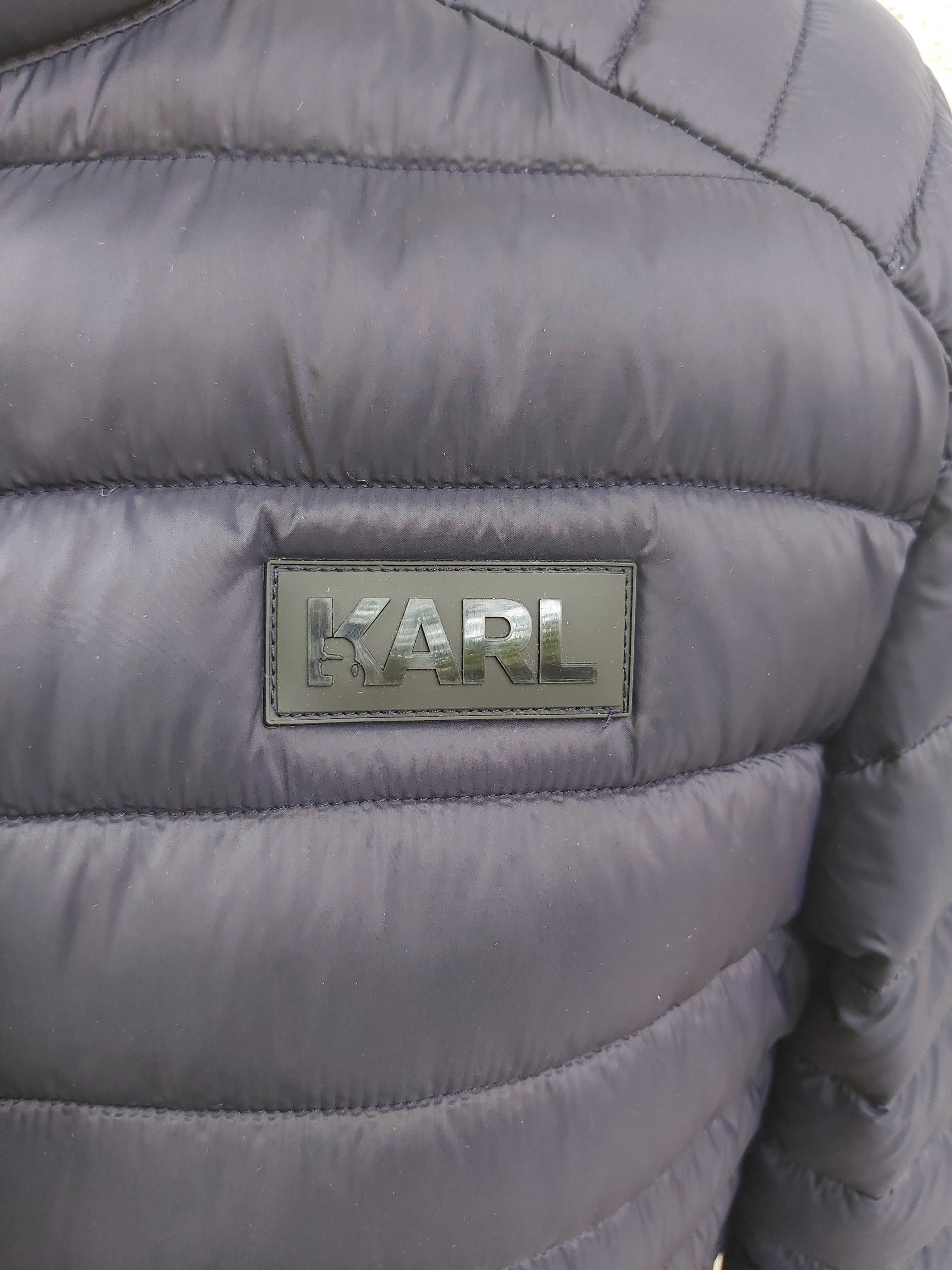 Nowa kurtka Karl Lagerfeld X function bomberka pikowana zimowa 50 L xl
