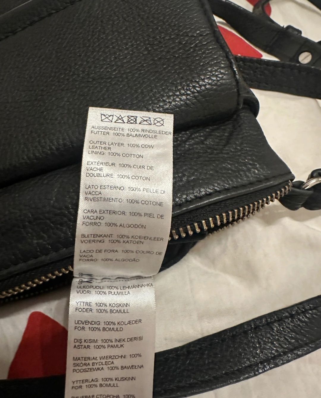 Skórzana torebka crossbody, Kiomi jak Cos