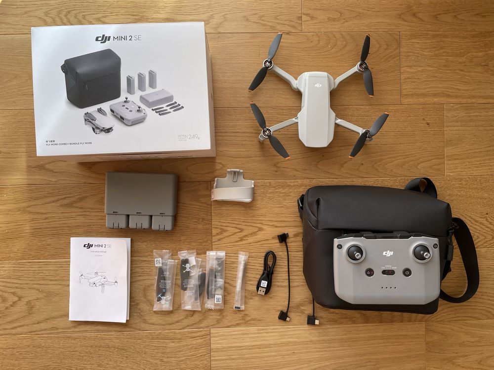 Dron Dji mini 2 fly more combo cały zestaw praktycznie nowy