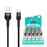 USAMS Kabel pleciony U26 microUSB 1m1szt. for set 2A Fast Charging