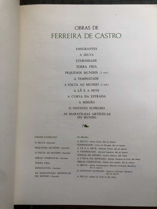 A Selva - Ferrreira de Castro  - Júlio Pomar
