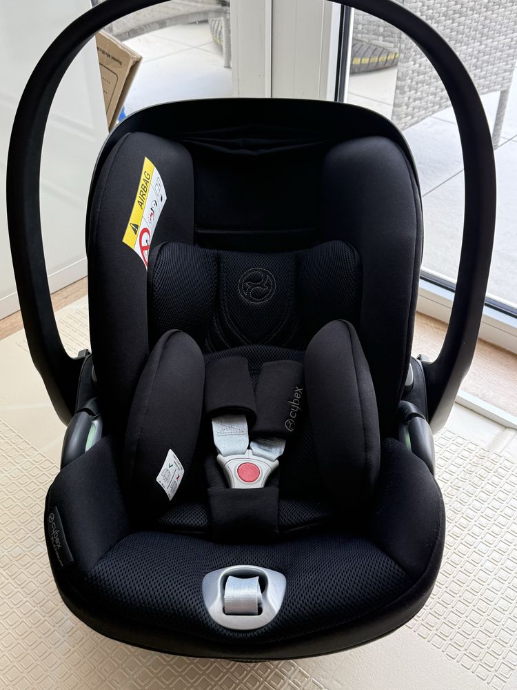 Nosidełko Cybex Cloud T I-Size Black Sepia Plus paź. 2024 i adaptery