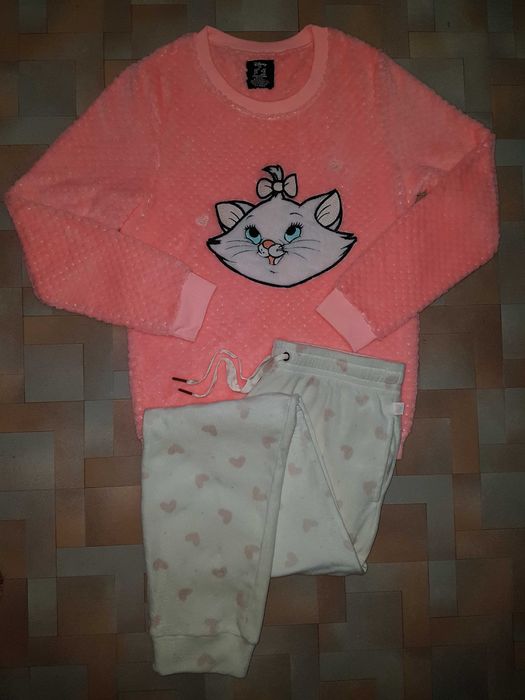 Мега теплый пушистый комплект Мари, пижама, плюш Disney XS-S р-р