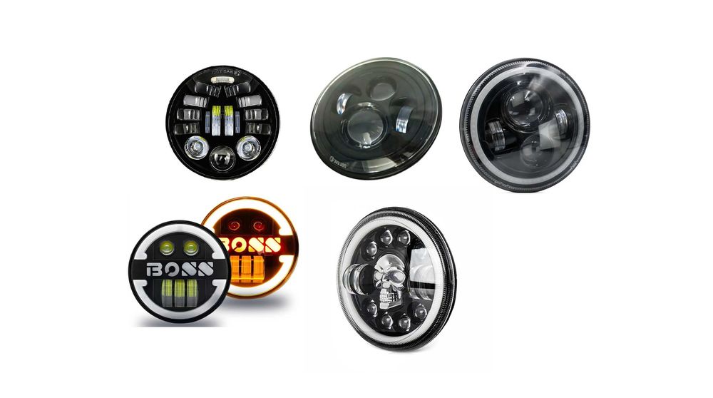 Фари LED ВАЗ 2101, 2121, ГАЗ, УАЗ, Камаз, іномарки, мото 30W, 60W, 80W