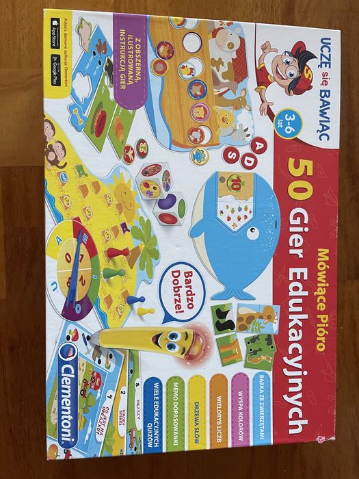 Mówiące Pióro Clementoni 50 gier edukacyjnych