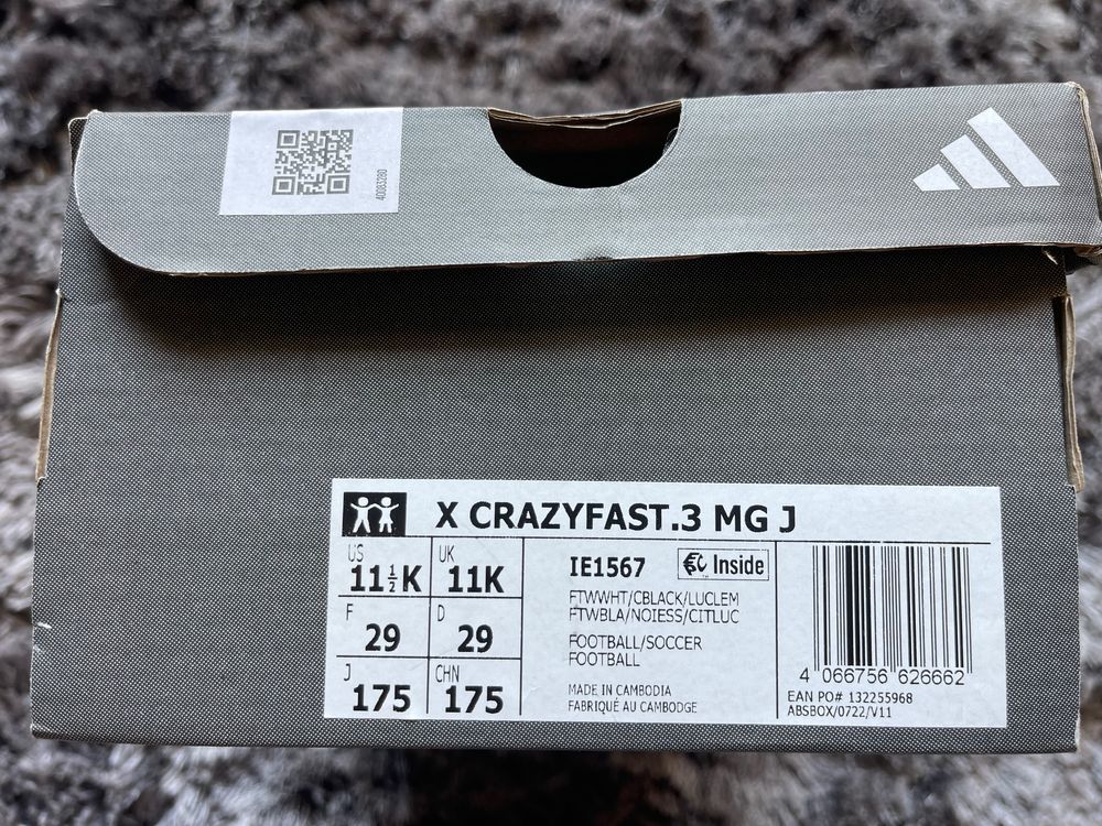 Chuteiras Adidas Crazyfast N. 29