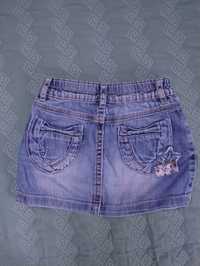 Spódnica mini Benetton 104 , jeans