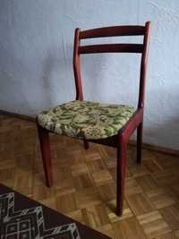 Krzesła tekowe 6 sztuk, Vintage PRL