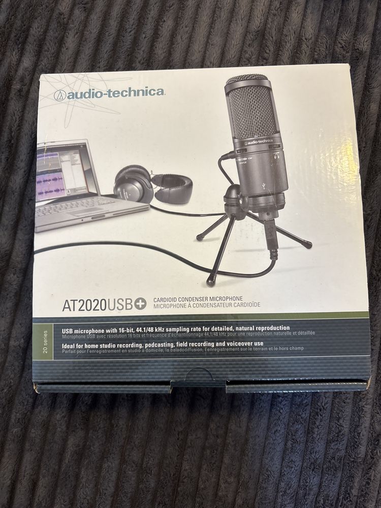 Audio-Technica AT2020 + osłona do mikrofonu – stan idealny