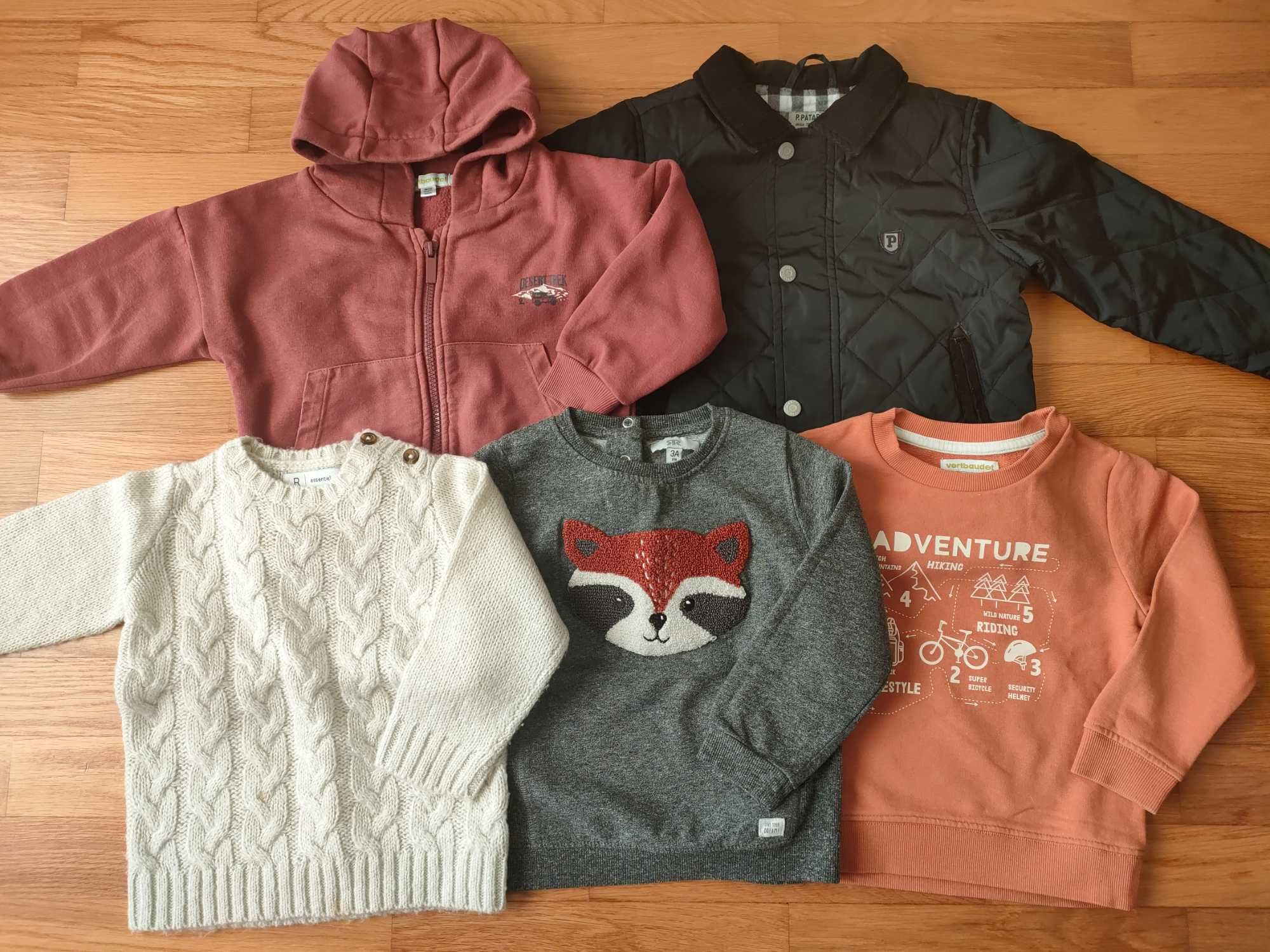 Lote de roupa de criança #40 (menino, 2-3 anos, out/inv)