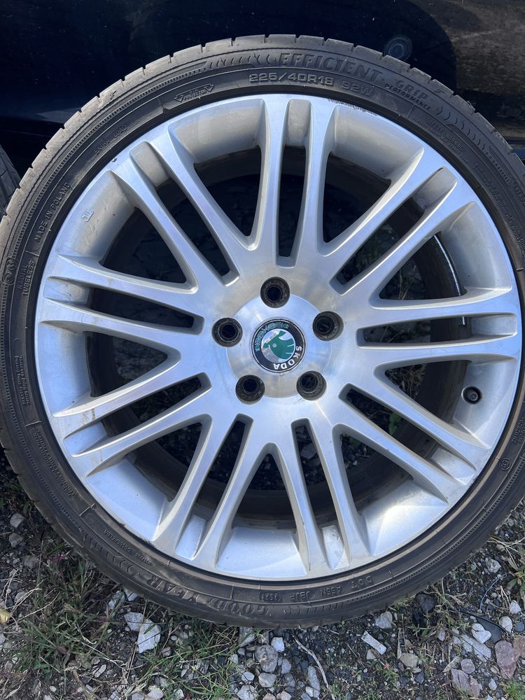 Alufelgi skoda superb 5x112 r18