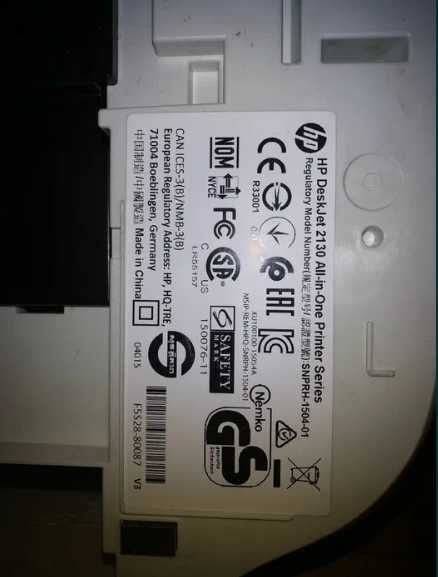 Цветной принтер HP DeskJet 2130