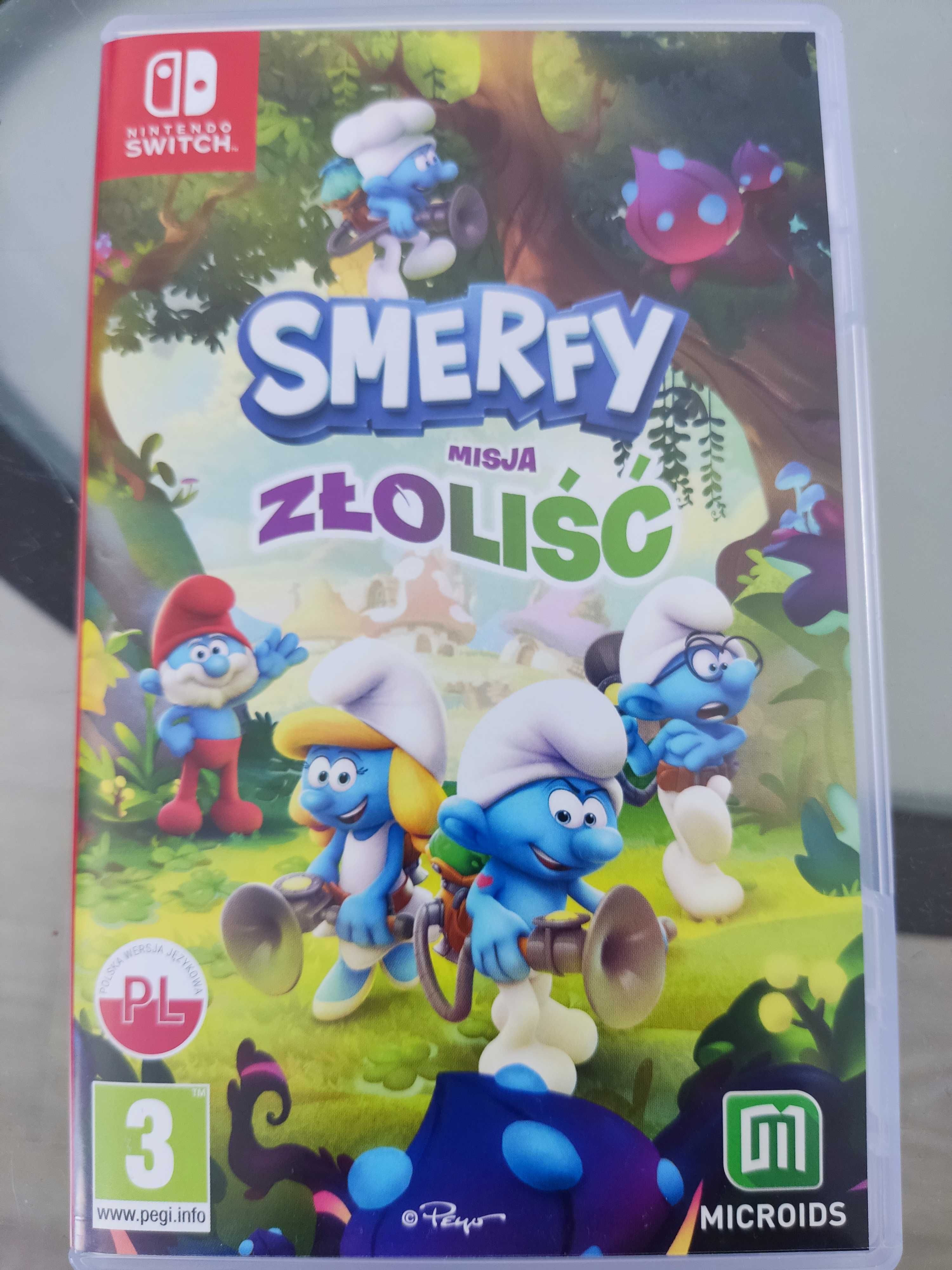 Gra Nintendo Switch Smerfy misja Złoliść