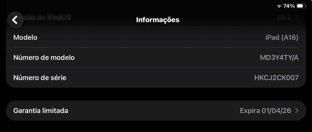 iPad APPLE (11'' - 128 GB - Wi-Fi - Prateado)