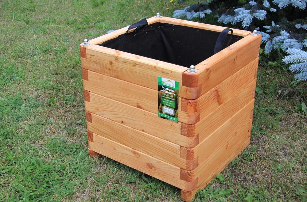 donica modrzewiowa modrzew różne rodzaje donica drewniana ogrodowa