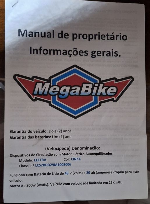 Velocípede Elétrico