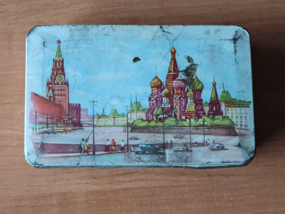 Коробка жестяная СССР