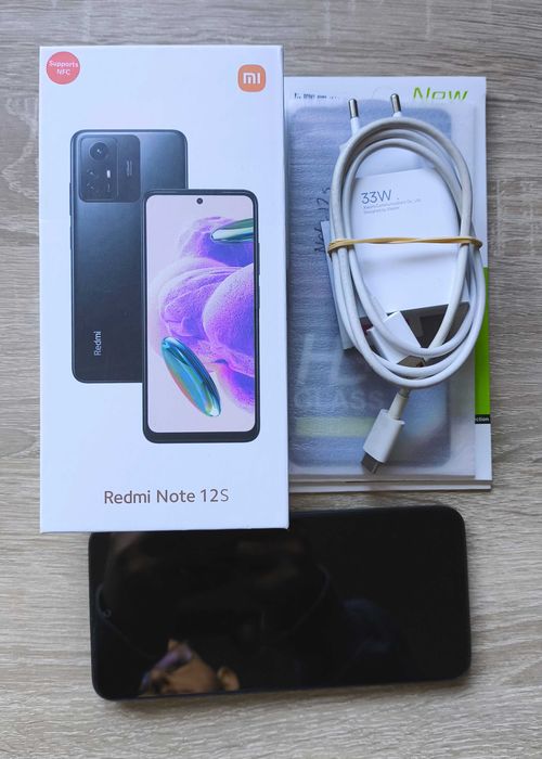 Telefon komórkowy Xiaomi Redmi Note 12 S 8/256 NFC sprawny + Gratisy!