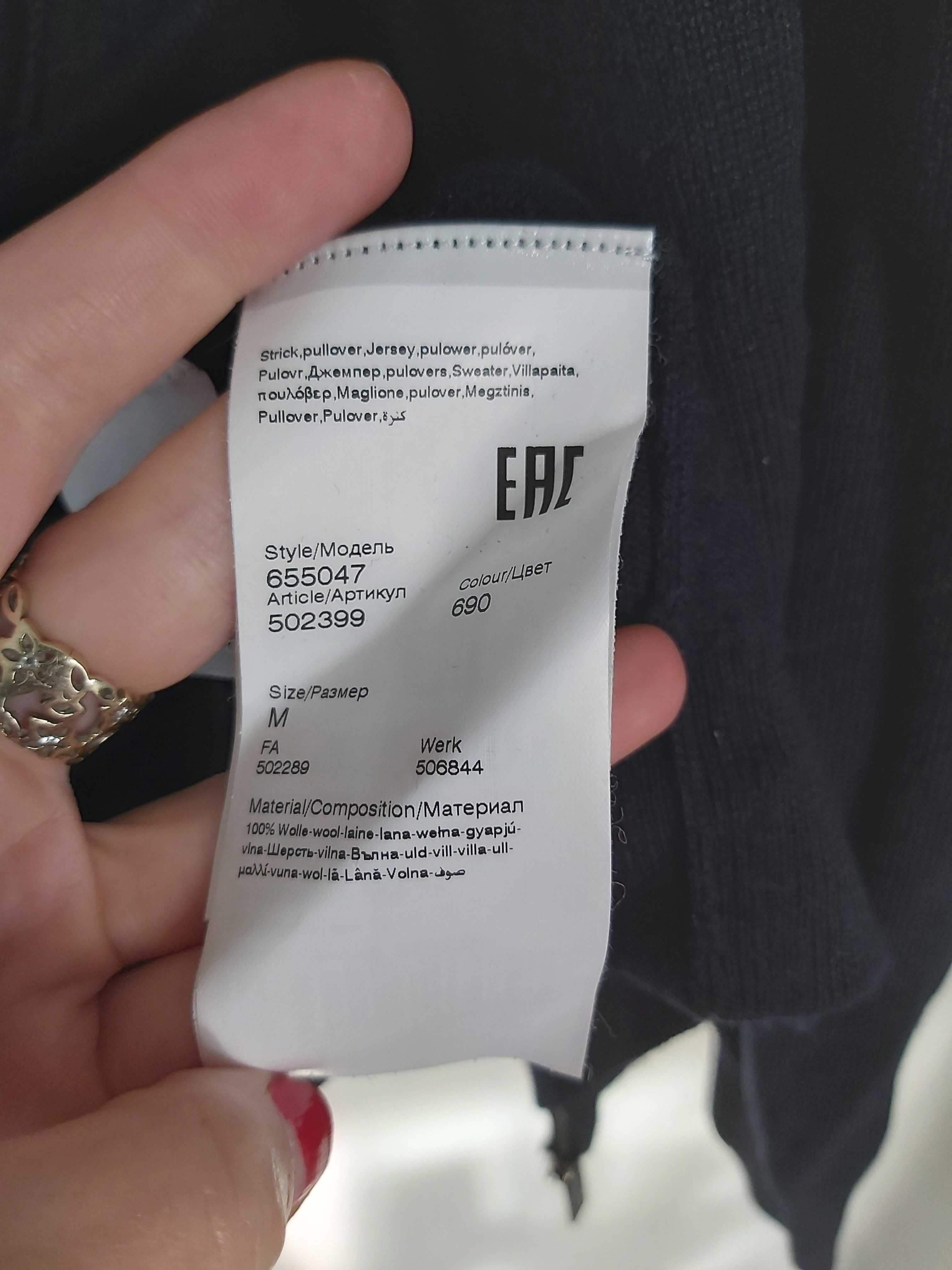 Nowy sweter pulower KARL LAGERFELD merino wool wełna 100% M