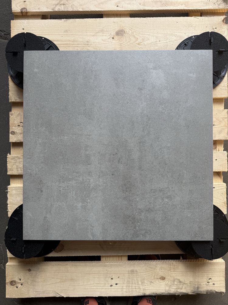Płytki Tarasowe 60x60 Flairstone Dust 2.0 2 CM 20 MM Ciemno Szary