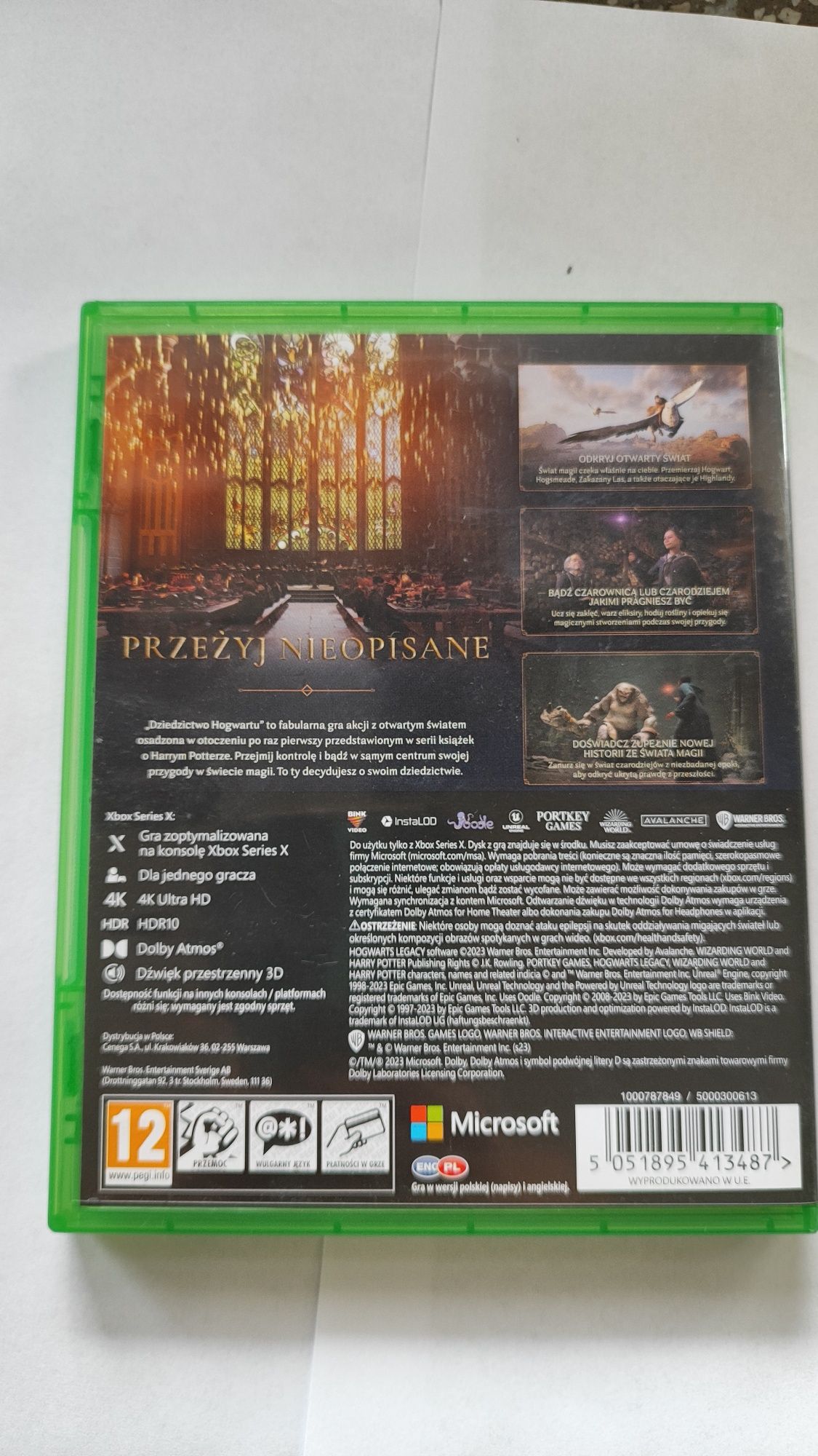 Dziedzictwo Hogwartu Xbox Series X PL po polsku