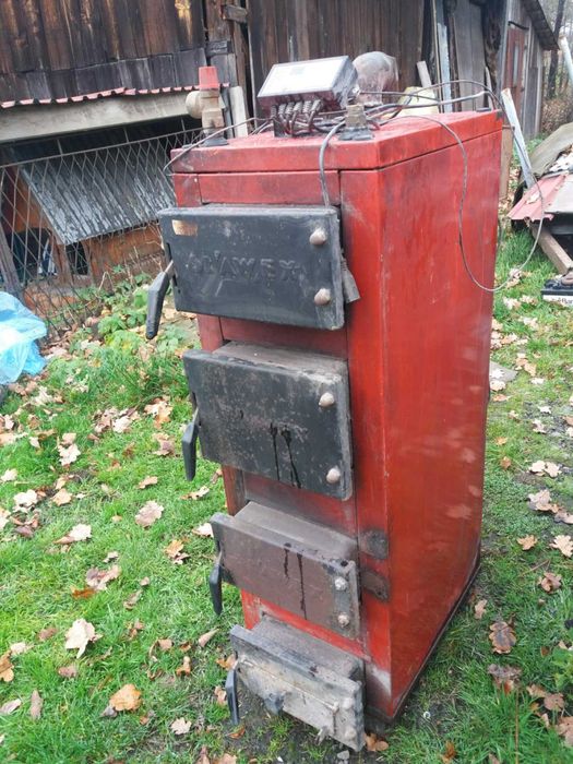 Części kotła pieca węglowego  używanego (klasa 3)