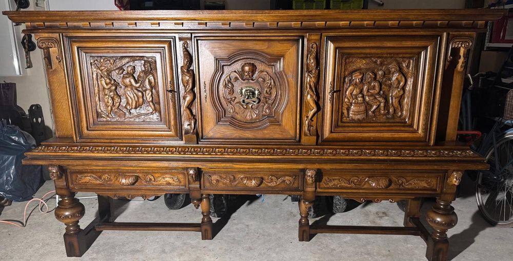 Biblioteka kredens antyk