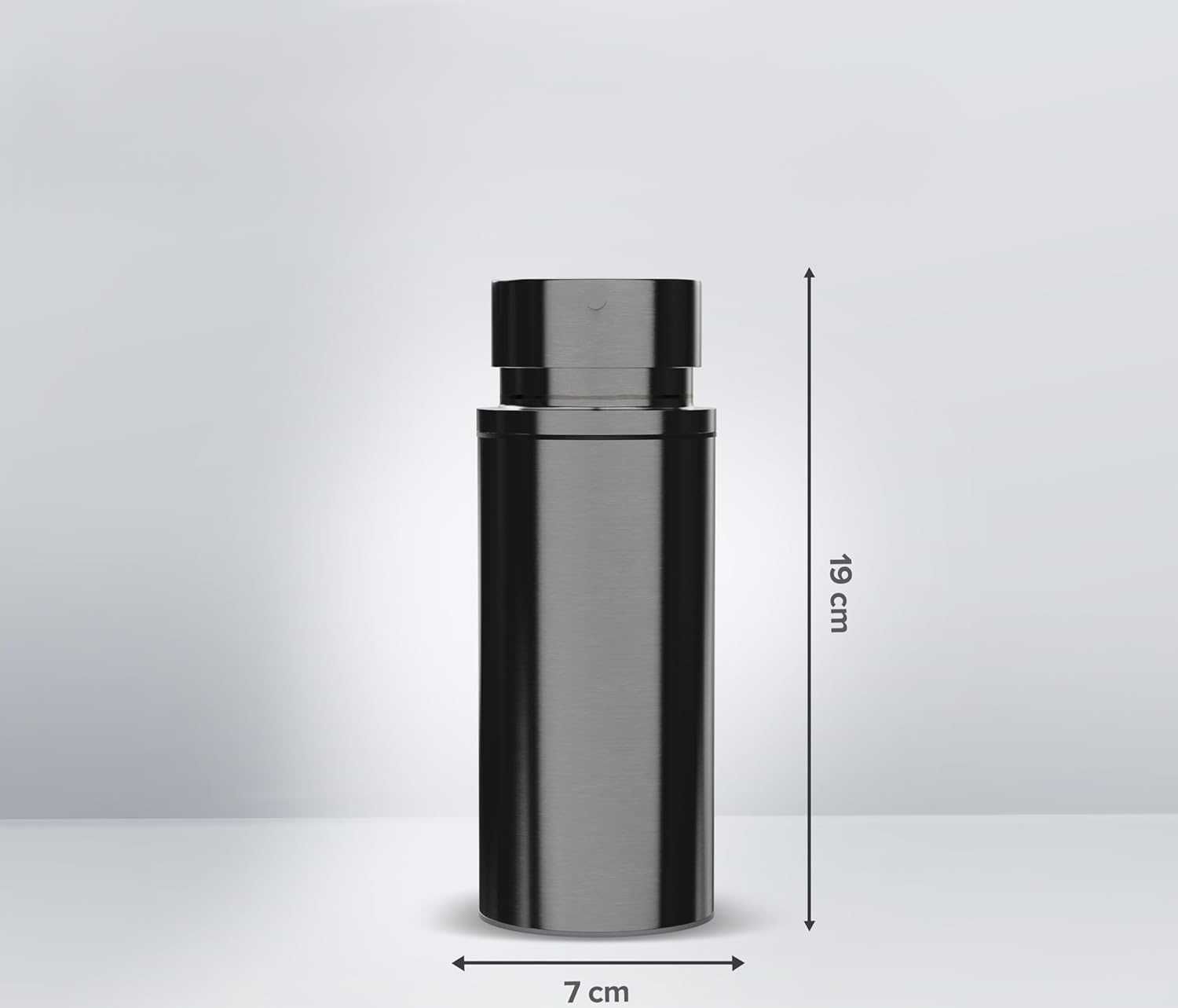 Dozownik mydła Ovimar Galdhoe gunmetal stal nierdzewna 350 ml