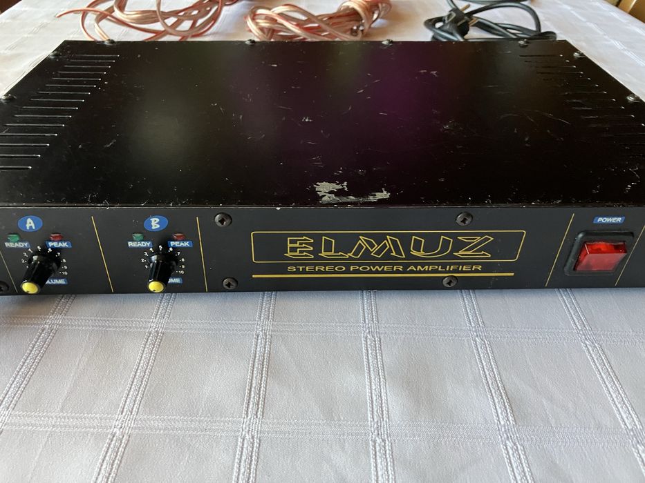 Wzmacniacz koncowka mocy elmuz glosniki kolumny