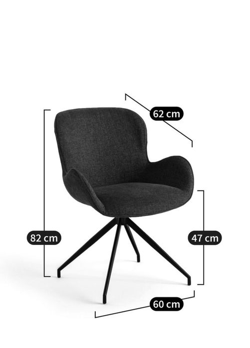 Cadeira de mesa giratória