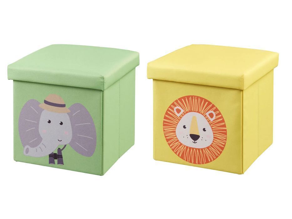 Puf Pufa Pojemnik Na Zabawki Dla Dzieci Livarno Home Zoo - Lew