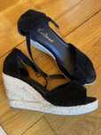 Czarne buty platforma 38 nowe sandalki
