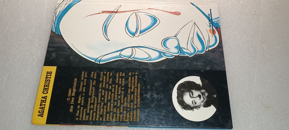 Livro banda desenhada O caso dos dez negrinhos  Álbum edição Repsol