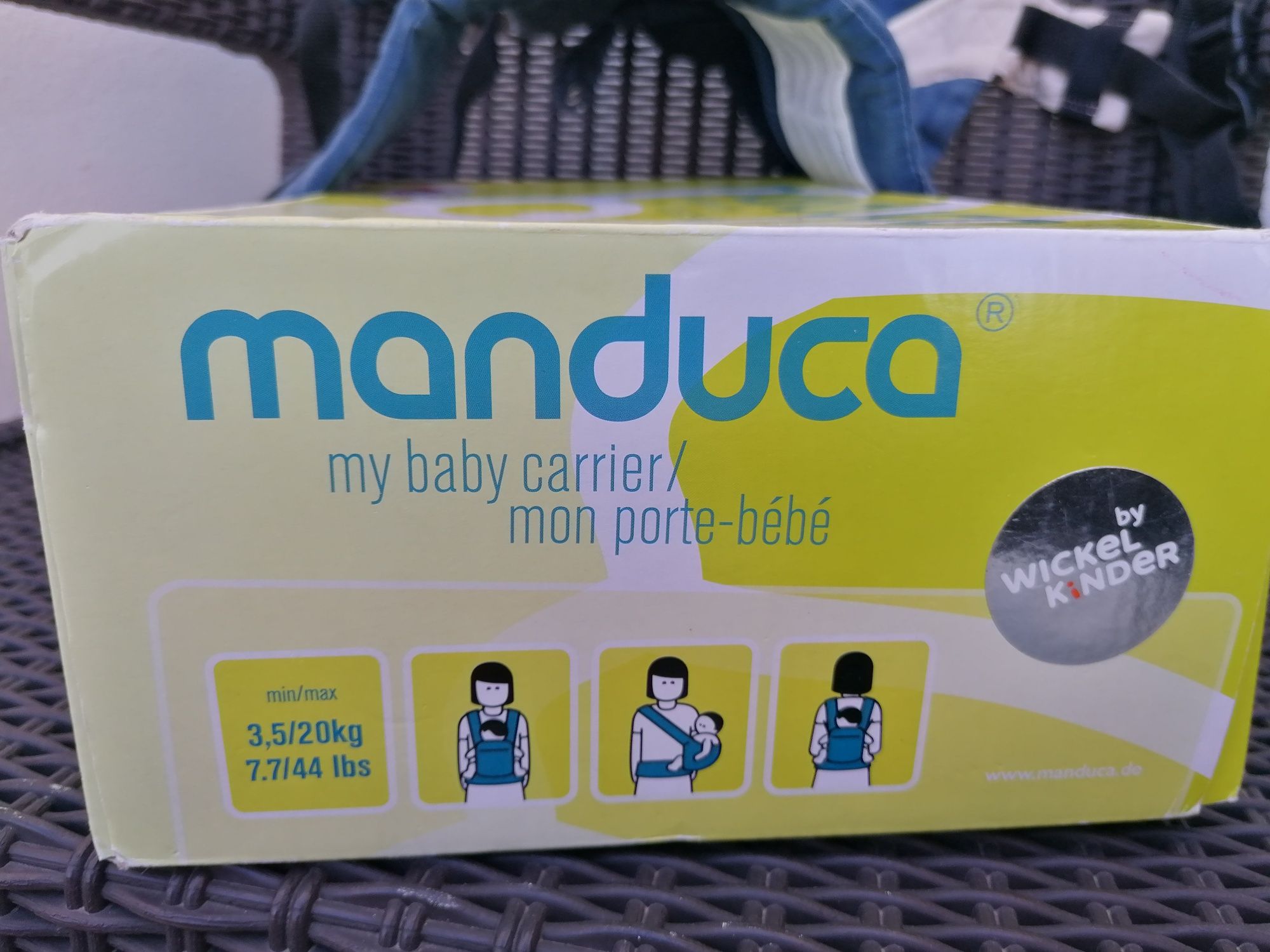 Mochila manduca para transportar bebe/ criança