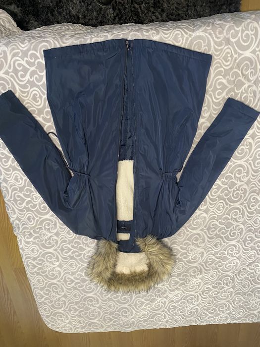 Parka de maternidade - Azul