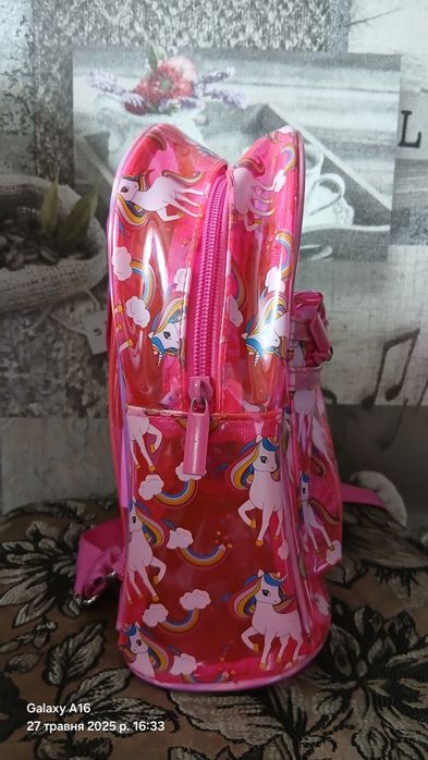 Дитячий рюкзак  единоріг.