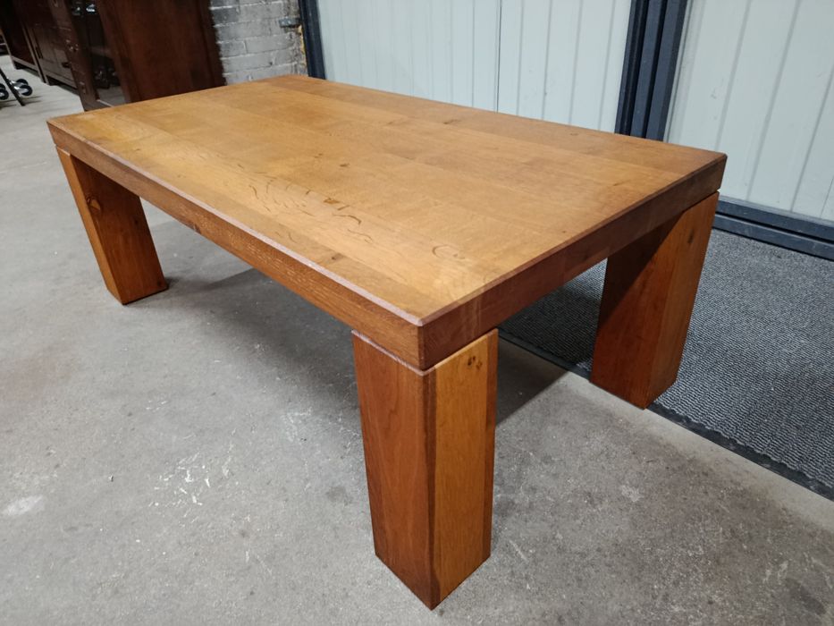 Stolik kawowy dębowy, ława drewniana