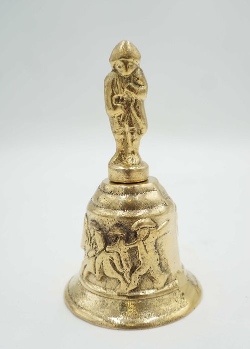 PIĘKNY mosiężny dzwon dzwoneczek